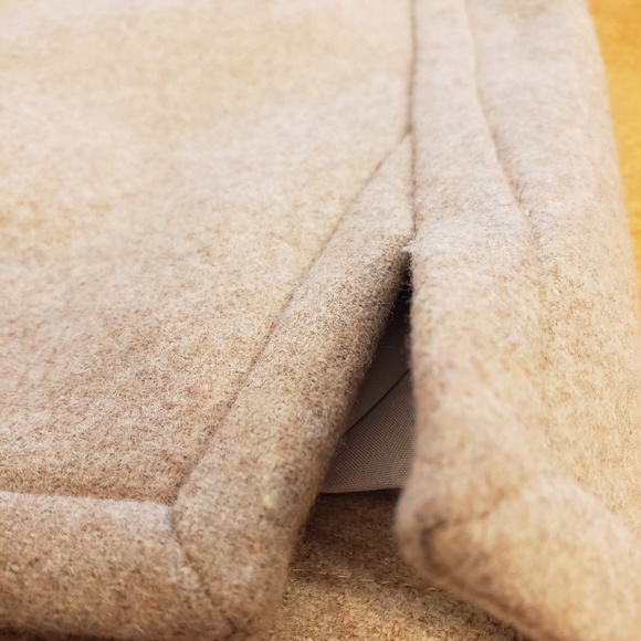 NEW J Crew Wool Career Pencil Skirt Cream 4 Lined - Picture 7 of 8